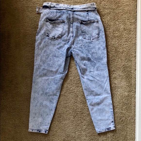 Acid wash 80s style jeans - Picture 3 of 4